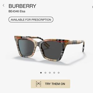 Burberry Vintage Check Elsa Sunglasses